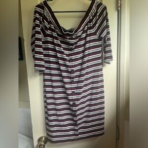 Off the shoulder dress